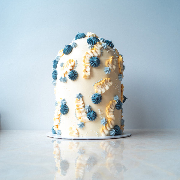 Veganer bunter Dome Cake