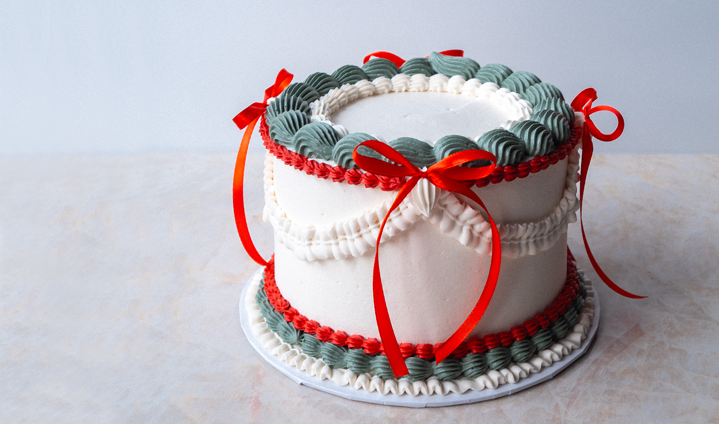 Vegane Weihnachtstorten