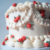 Vegane Torte mit Rosen