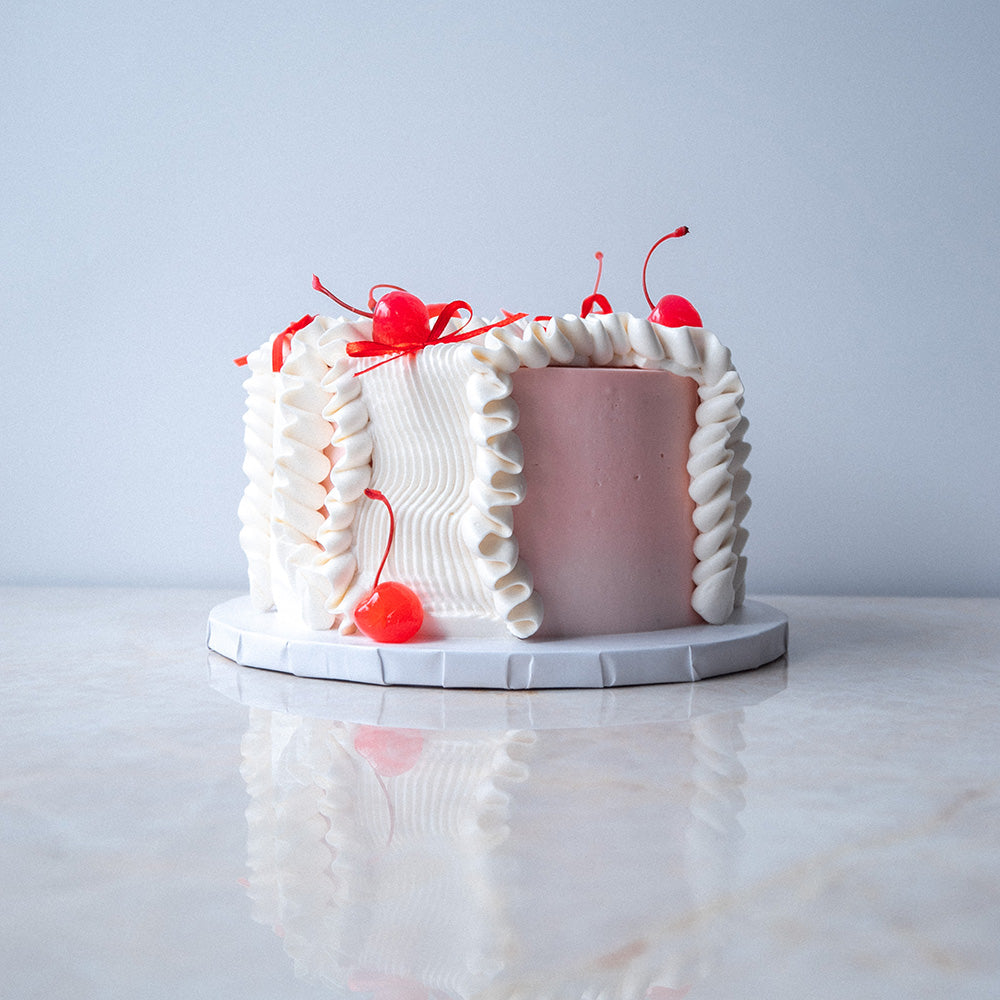 Vegane Torte mit Kirschen