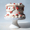 Vegane Torte mit Blumen