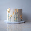 Vegane Wildflower Torte gelb