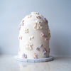 Veganer Dome Cake mit Blumen