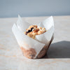 Veganer Muffin mit Streuseln