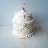Weisser Vintage Dome Cake